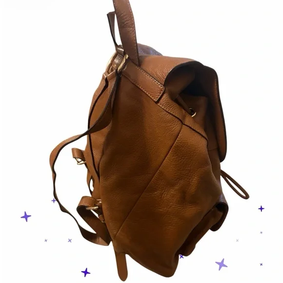 COACH                    Pebbled Leather Billy Backpack brown F37410  🎀🎀🎀 - Picture 7 of 16